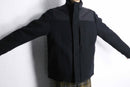 2000's BANANA REPUBLIC melton wool stand collar double zip jacket