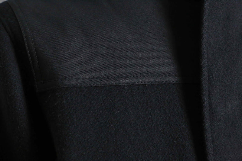 2000's BANANA REPUBLIC melton wool stand collar double zip jacket