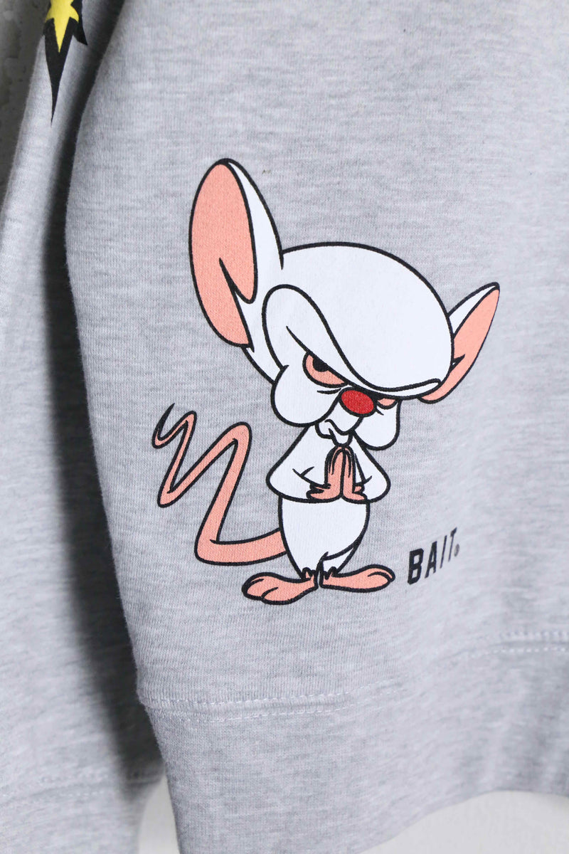 "Pinky & the Blain" printed hoodie