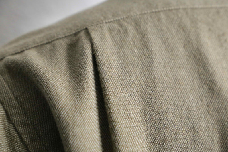 “Calvin Klein” khaki color work motif shirt