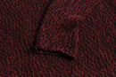bicolor skinny knit tops