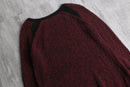 bicolor skinny knit tops