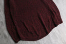bicolor skinny knit tops