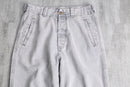 00's CLOSED light gray fade baggy denim pants