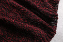 bicolor skinny knit tops