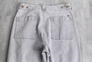 00's CLOSED light gray fade baggy denim pants
