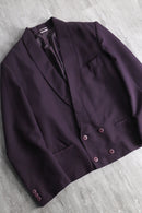 dark purple double spencer jacket
