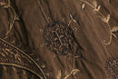 90-00's "chico’s" brown paisley emb short jacket