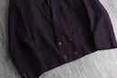 dark purple double spencer jacket