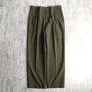 “Levi’s TRAVELERS” olive color poly wool trousers