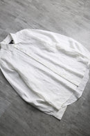 “MICHEAL KORS” white jacquard linen shirt