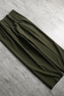 “Levi’s TRAVELERS” olive color poly wool trousers