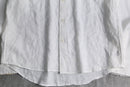 “MICHEAL KORS” white jacquard linen shirt
