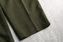 “Levi’s TRAVELERS” olive color poly wool trousers