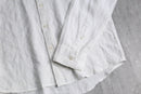 “MICHEAL KORS” white jacquard linen shirt