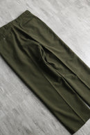 “Levi’s TRAVELERS” olive color poly wool trousers