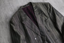metallic check double spencer jacket