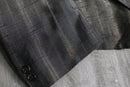 metallic check double spencer jacket