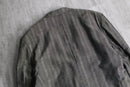 metallic check double spencer jacket