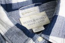 “DENIM ＆ SUPPLY” block check gauze shirt