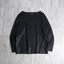 snake pattern black design cut and sewn