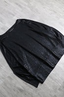 snake pattern black design cut and sewn