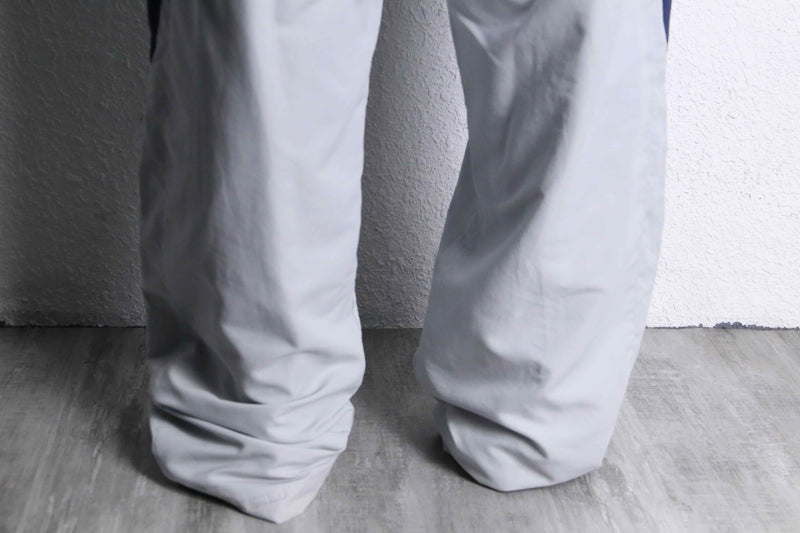“FILA” navy×gray color track pants