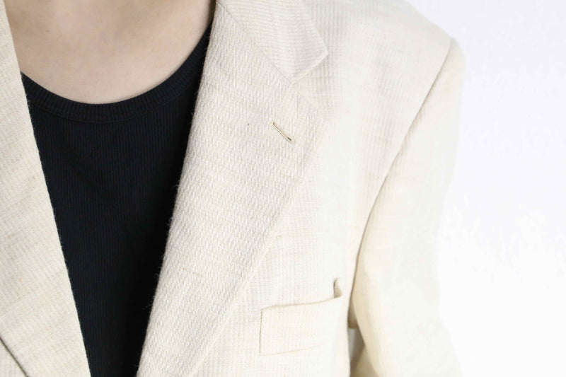 linen rayon single breasted set-up