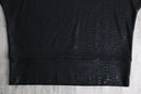 snake pattern black design cut and sewn
