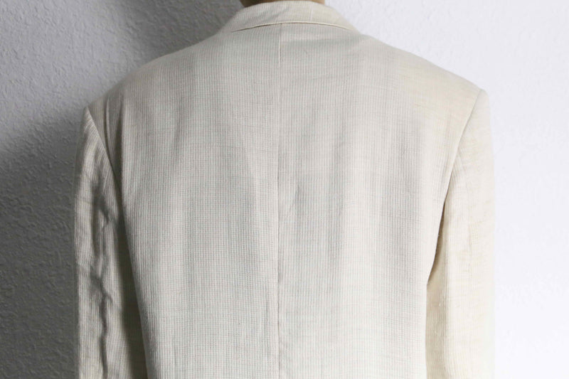 linen rayon single breasted set-up