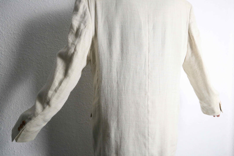 linen rayon single breasted set-up
