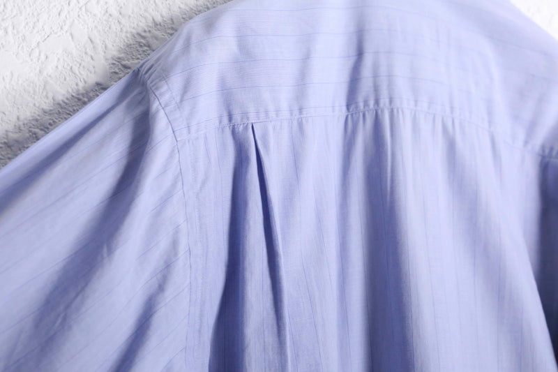 "VALENTINO" light blue stripe cotton L/S shirt