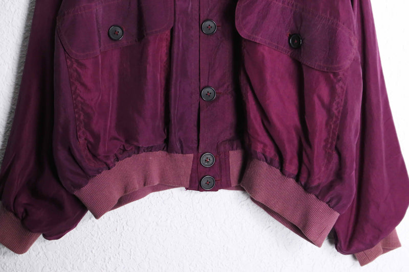 dark pink valstar type silk blouson