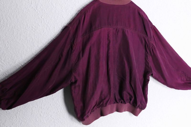 dark pink valstar type silk blouson
