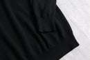 "FRED PERRY" black crew knit