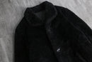 reversible boa jacket