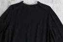 "FRED PERRY" black crew knit