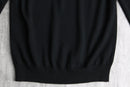 "FRED PERRY" black crew knit