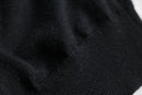"FRED PERRY" black crew knit