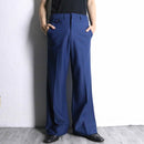 70's cobalt blue semi flare slacks