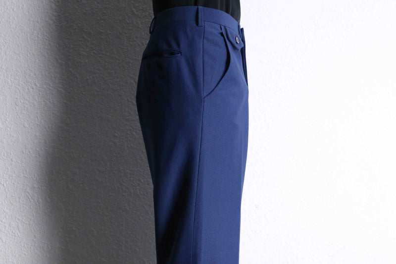 70's cobalt blue semi flare slacks