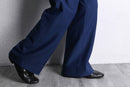 70's cobalt blue semi flare slacks