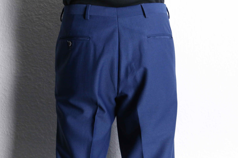 70's cobalt blue semi flare slacks
