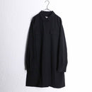 ”CHICO’S” black middle length poly twill shirts
