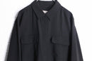 ”CHICO’S” black middle length poly twill shirts