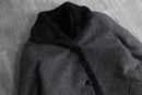 reversible boa jacket