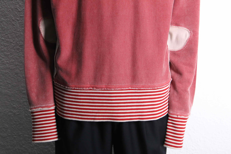 “DIESEL” fade pink cotton sweat