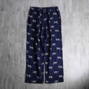 2000s L.L.Bean dog pattern pajamas pants