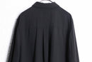 ”CHICO’S” black middle length poly twill shirts