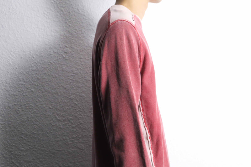 “DIESEL” fade pink cotton sweat